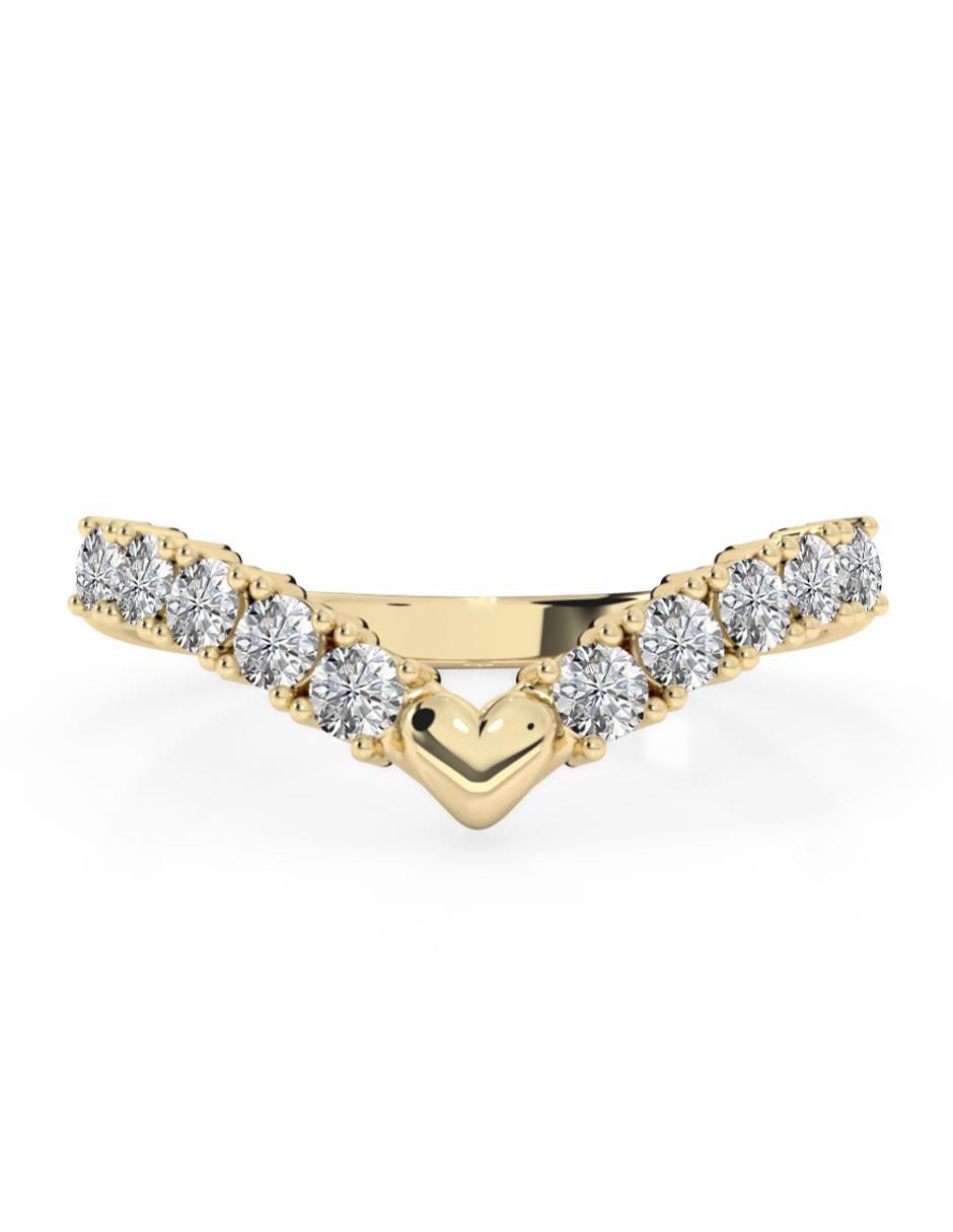 Churumbela de oro 10 k zirconia