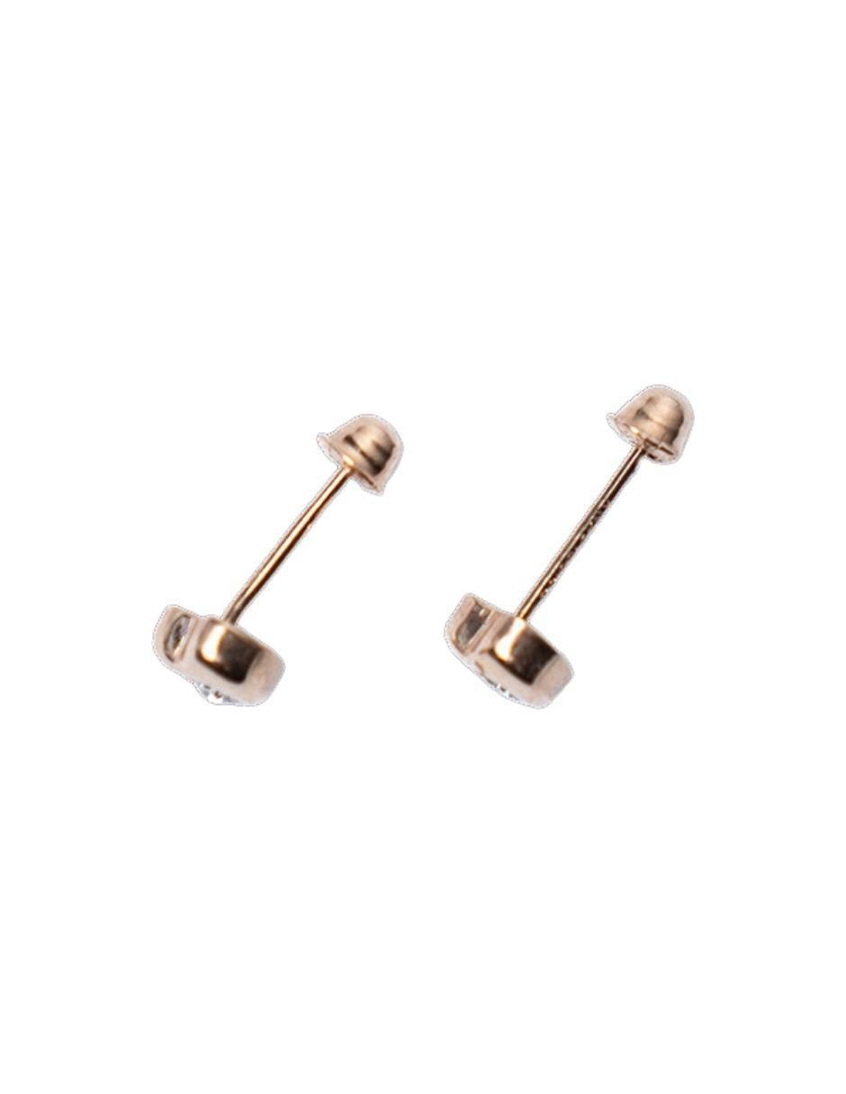 Broqueles de corazón con acabado pavé zirconia 3