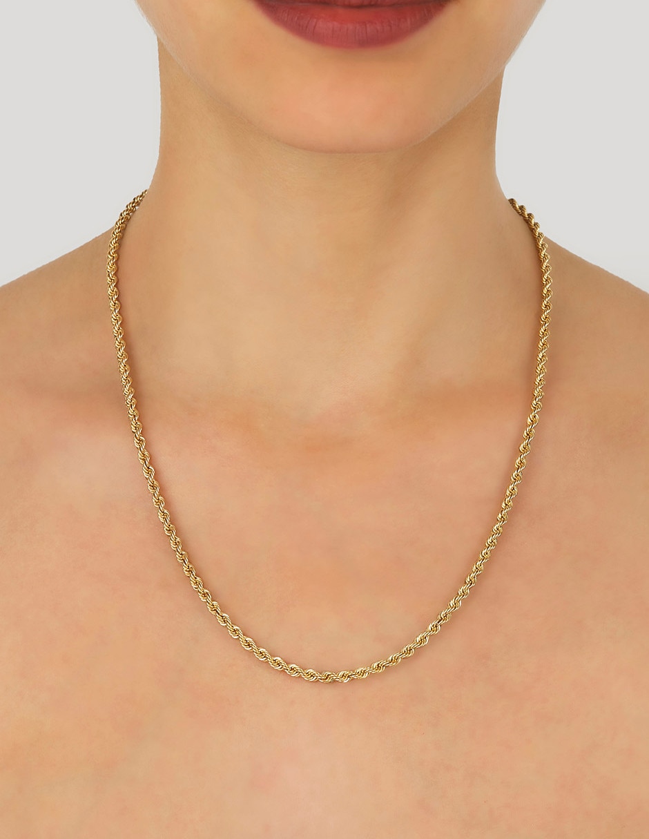 Cadena de oro amarillo 14 K 2