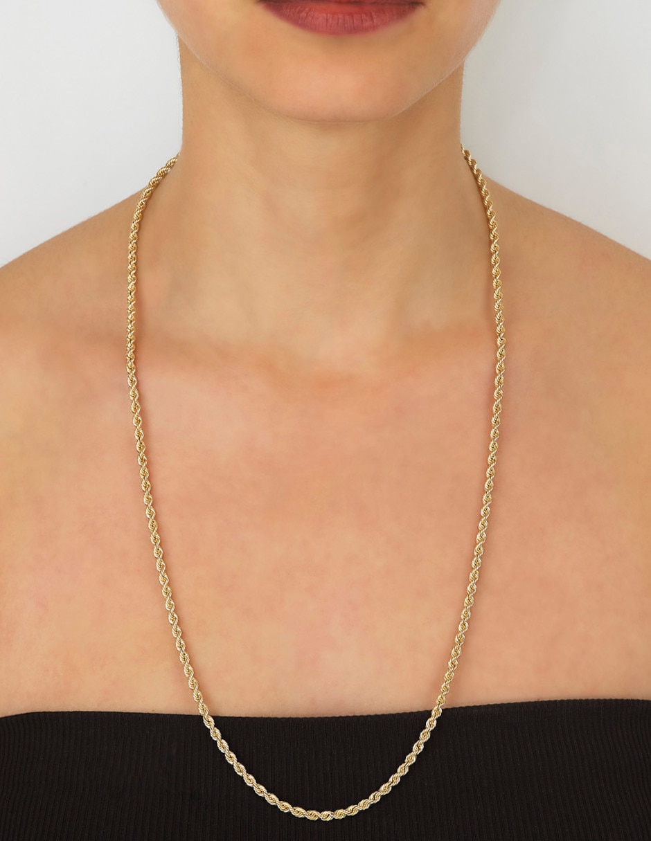 Cadena de oro amarillo 14 K