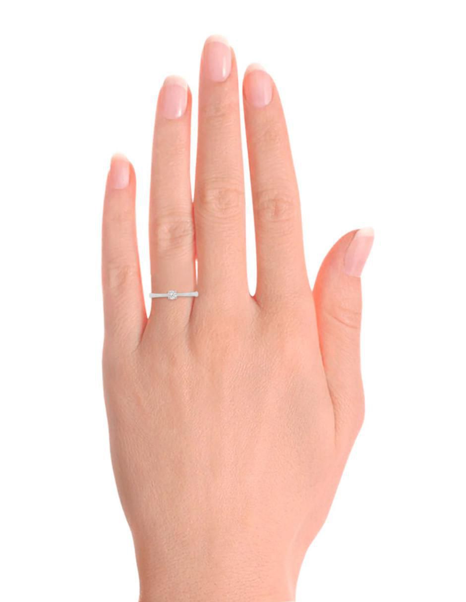 Anillo de compromiso de oro 14 k Adanis diamante 2