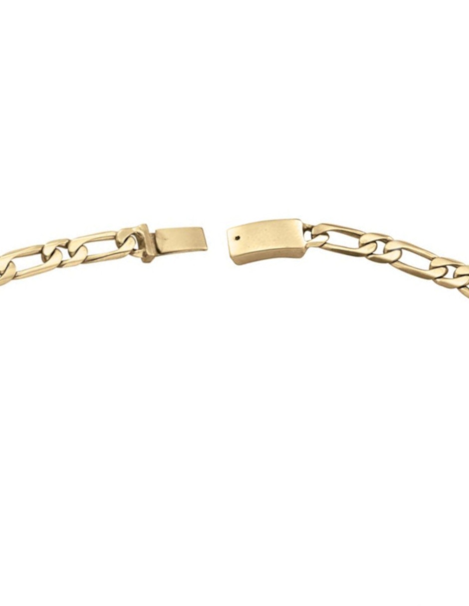 Pulsera de oro 14 K con acabado liso