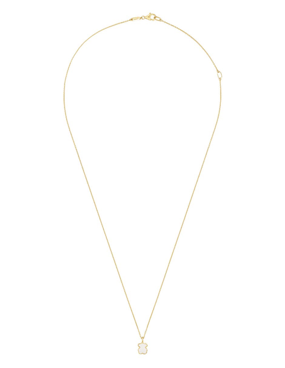 Collar de oso de oro amarillo 14 K 2