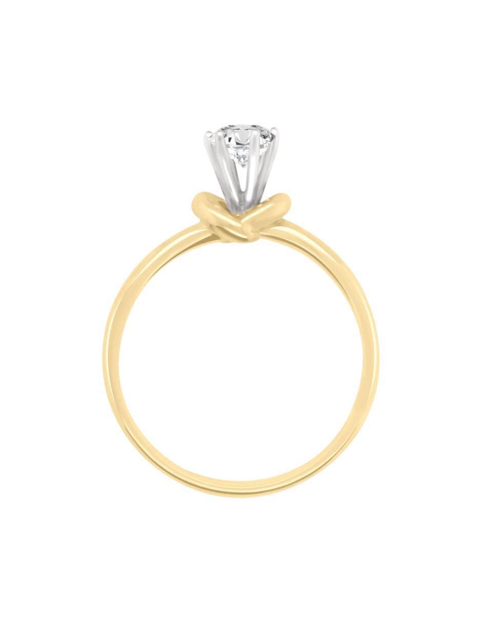 Anillo de compromiso de oro 14 k Legende diamante 2