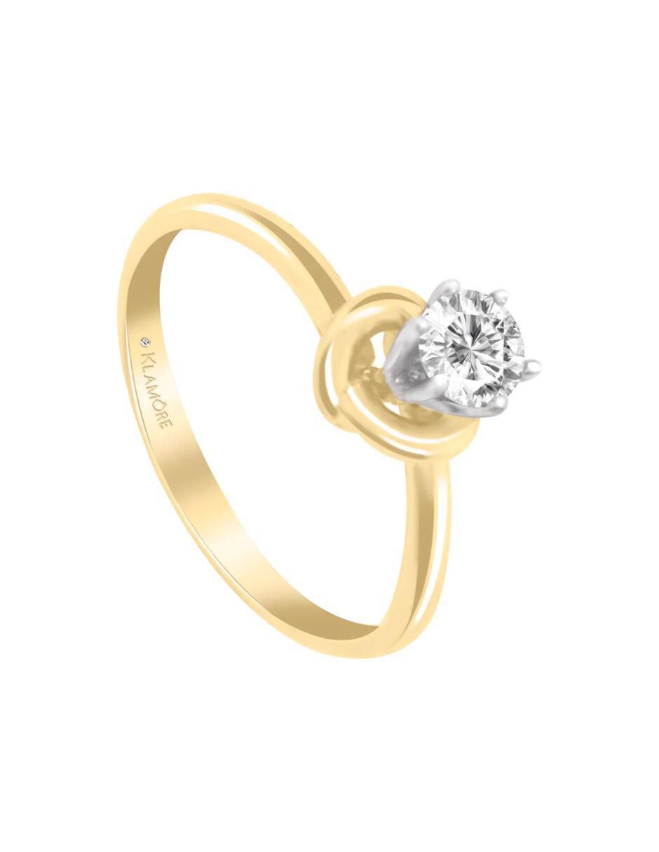 Anillo de compromiso de oro 14 k Legende diamante 3