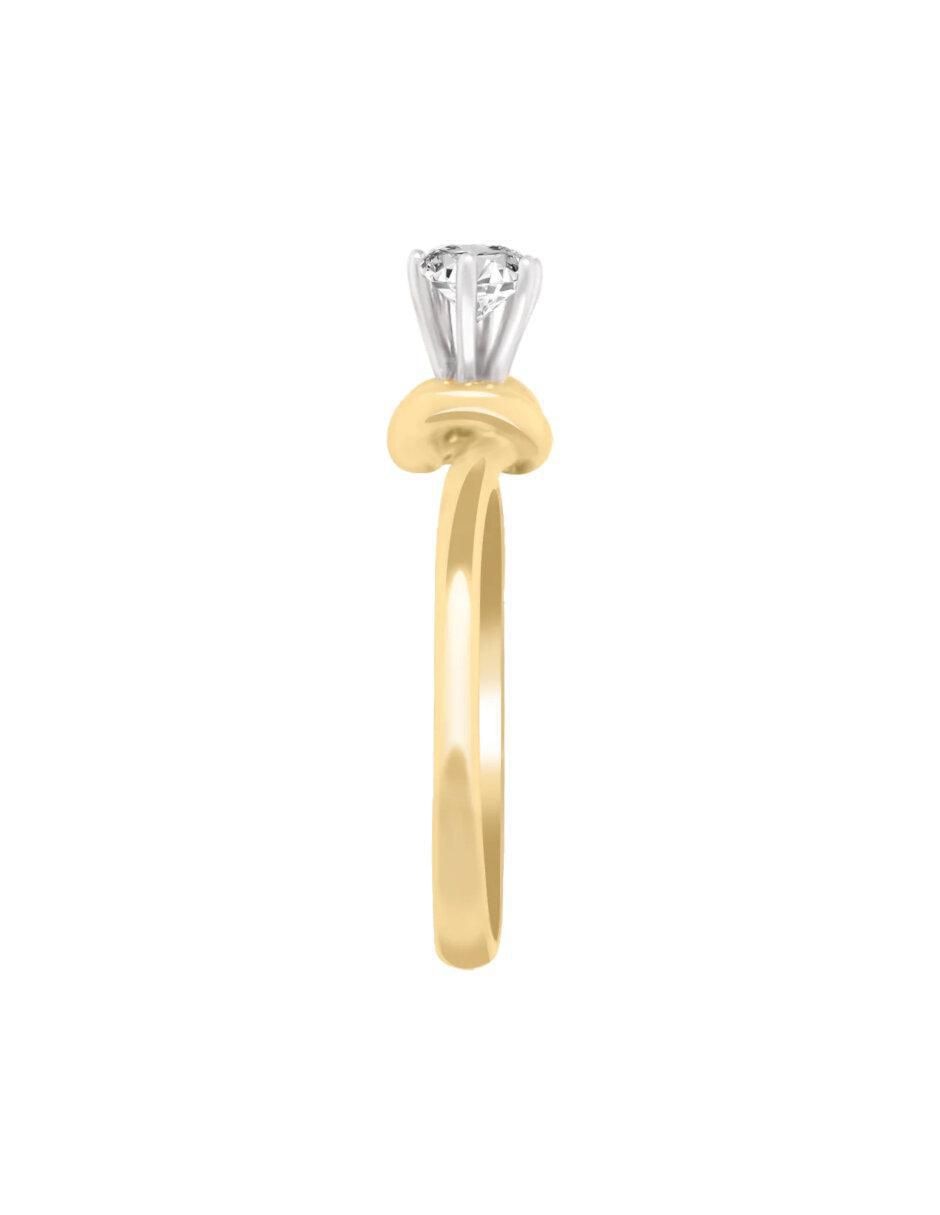 Anillo de compromiso de oro 14 k Legende diamante 4