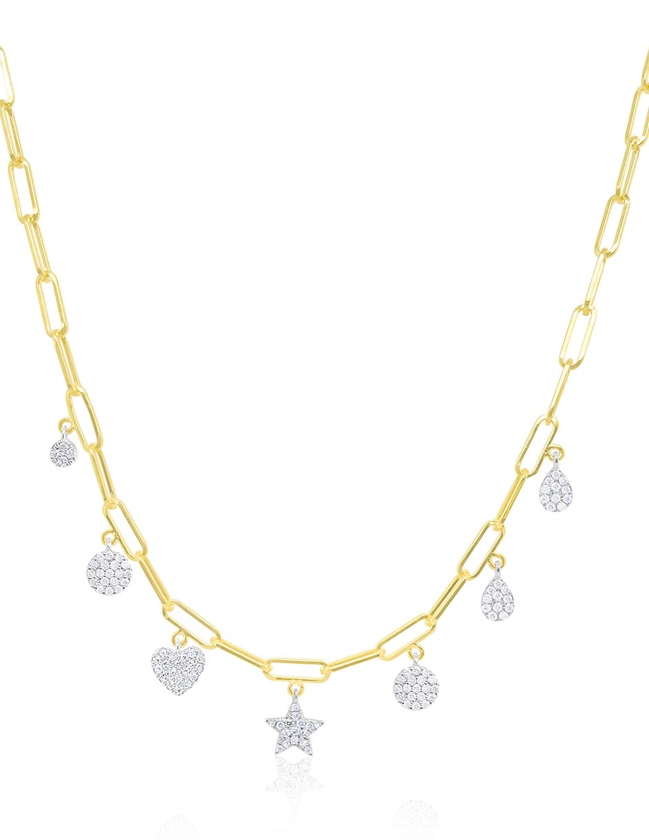 Collar de oro amarillo 14 K Collar de oro amarillo 14 K