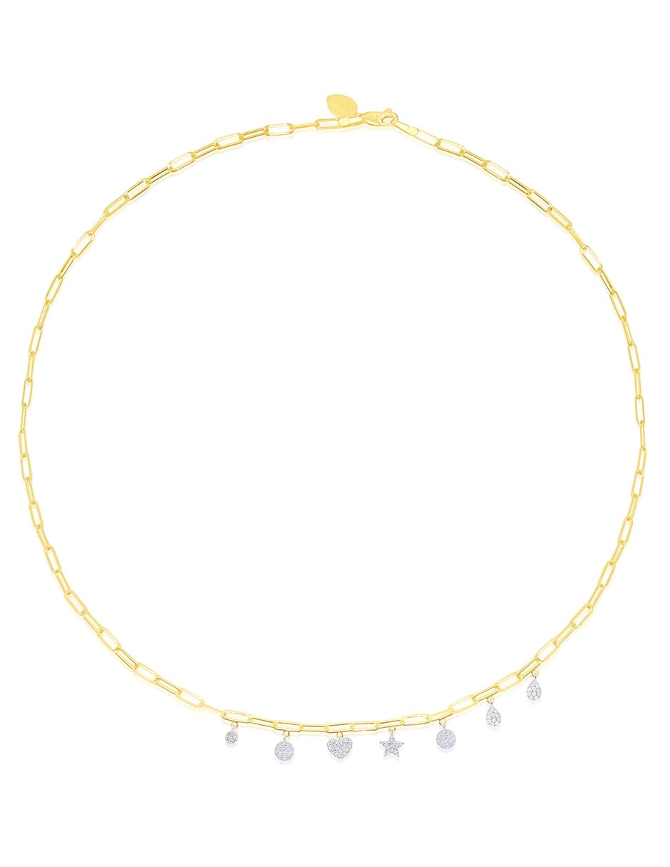 Collar de oro amarillo 14 K 2