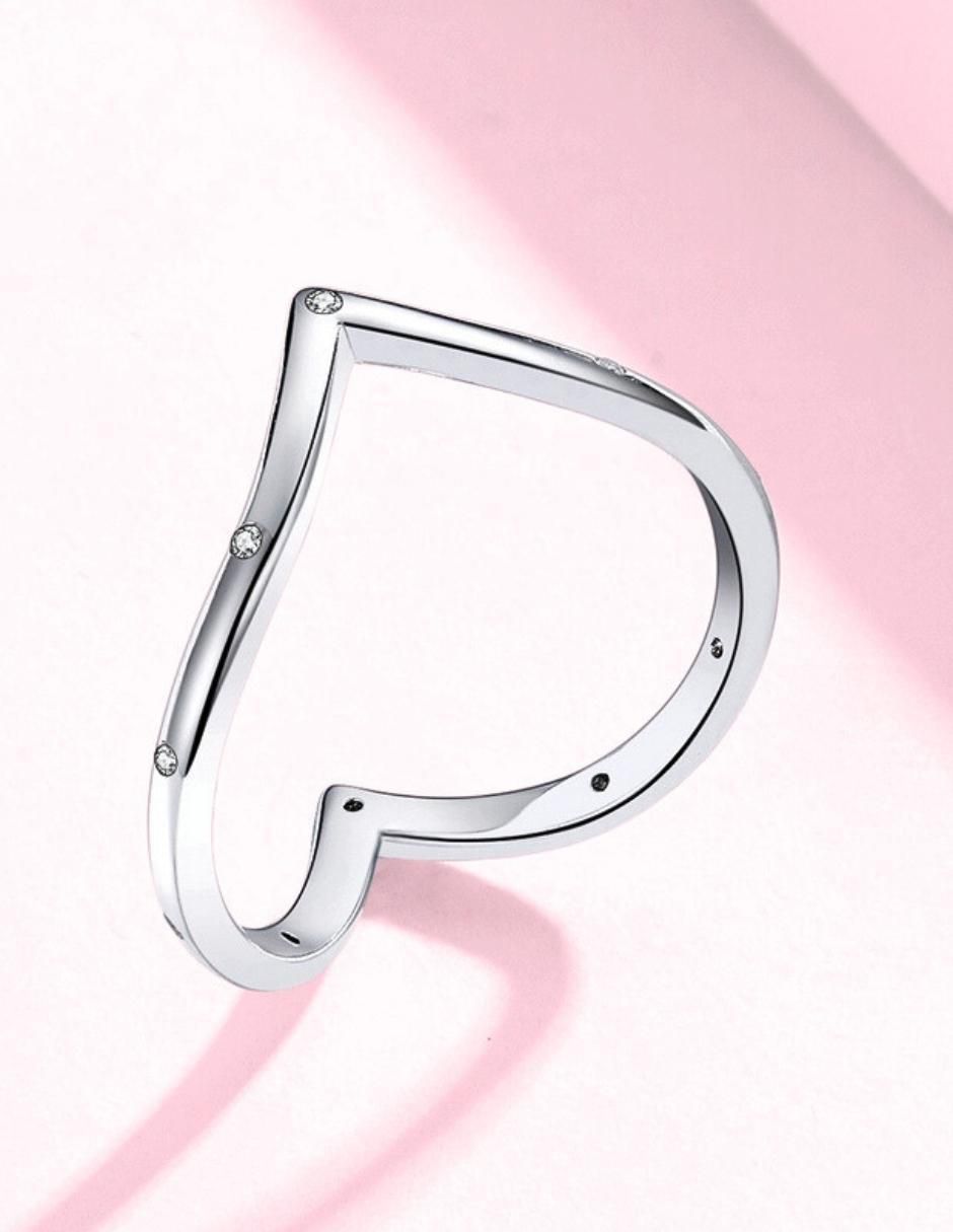 Anillo I Love You To Infinity And Beyond P 925 de plata zirconia cúbica brillante 18