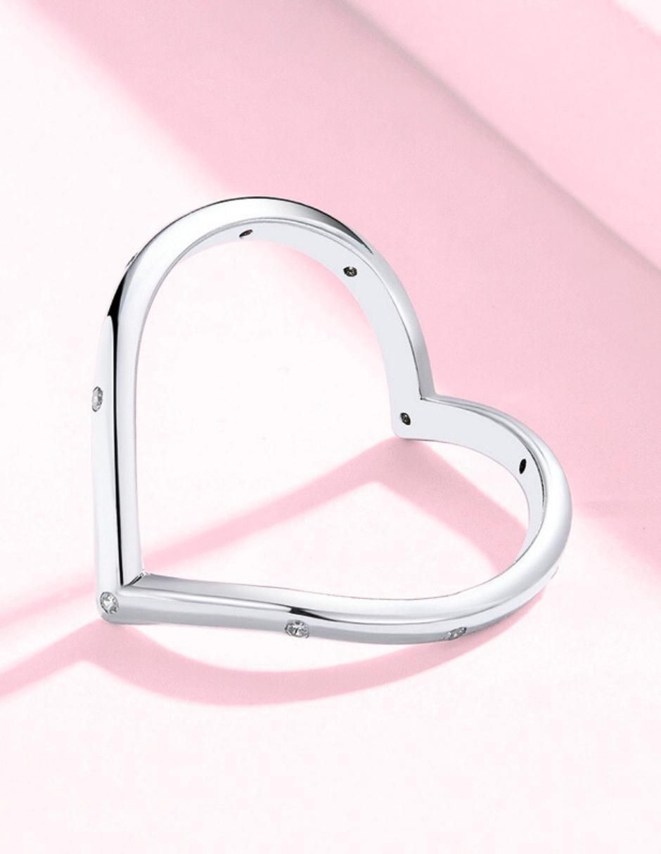 Anillo I Love You To Infinity And Beyond P 925 de plata zirconia cúbica brillante 8