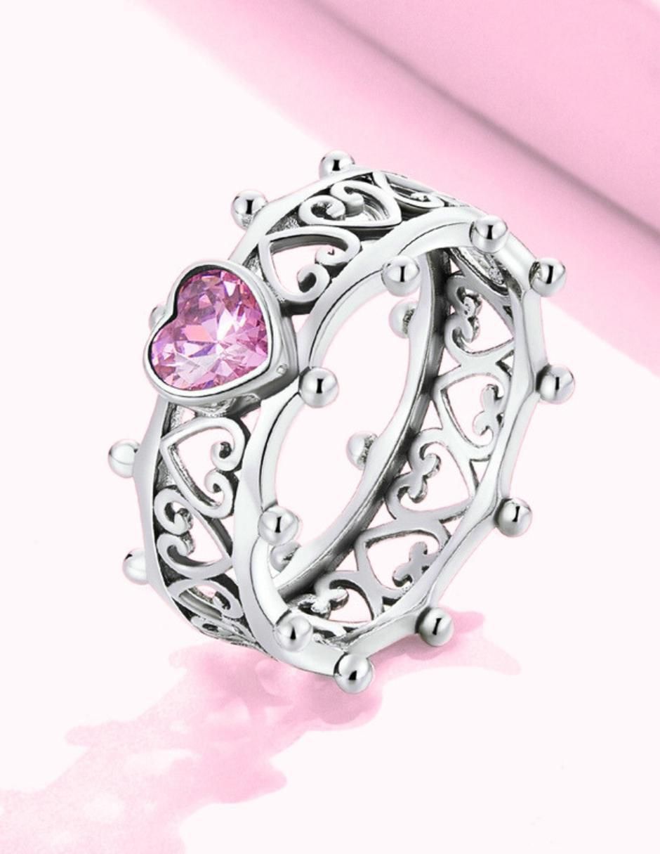 Anillo de corazón Eternity Moments P 925 de plata zirconia cúbica brillante 5
