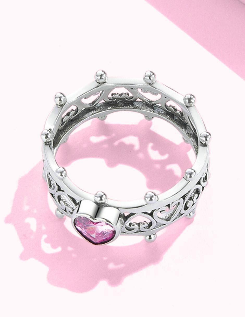 Anillo de corazón Eternity Moments P 925 de plata zirconia cúbica brillante 7