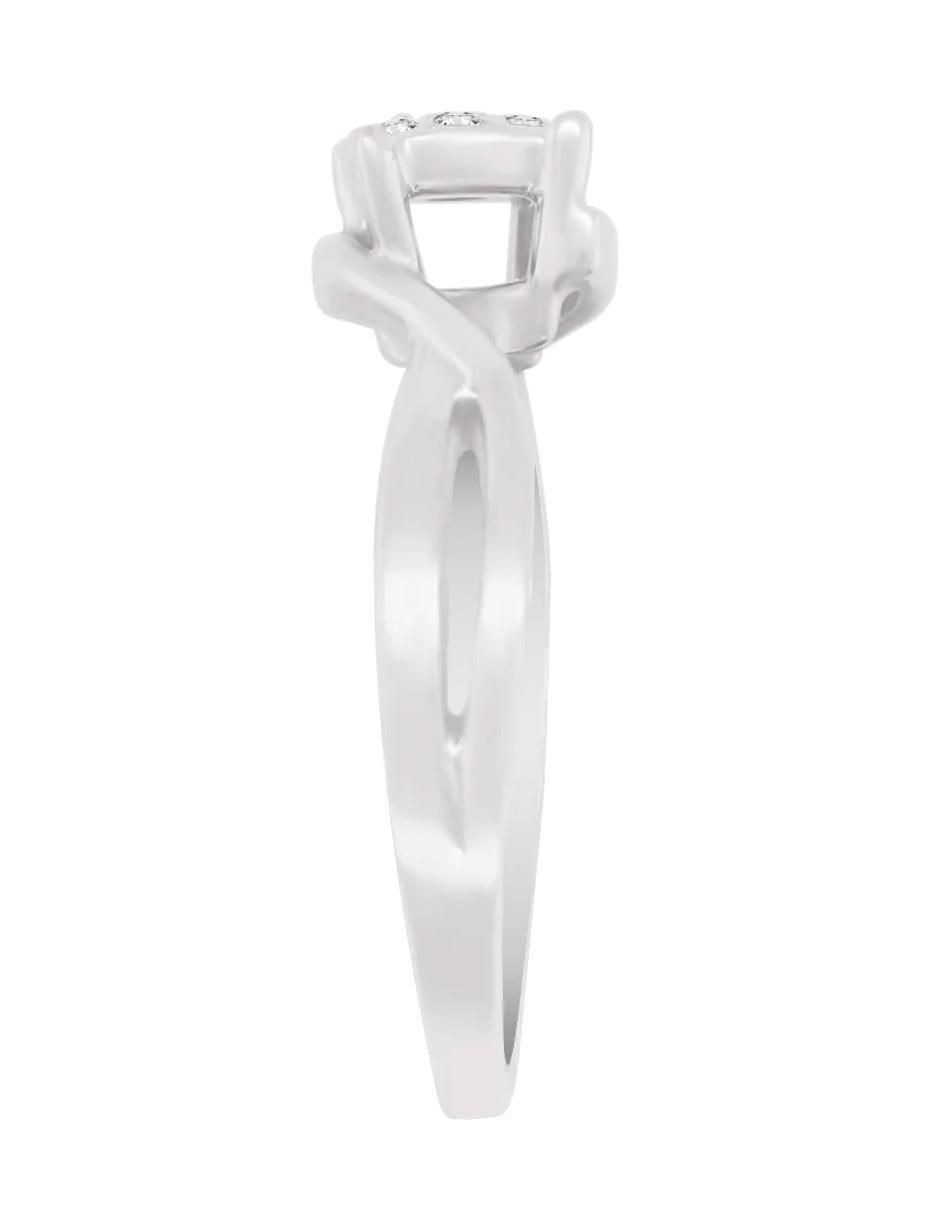 Anillo de compromiso de oro 14 k Vane diamante 4