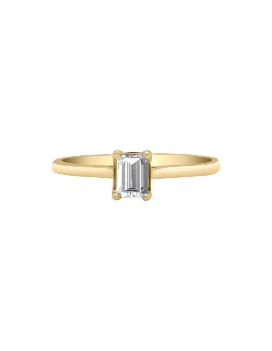 Anillo de compromiso de oro 14 k Kaela diamante Anillo de compromiso de oro 14 k Kaela diamante