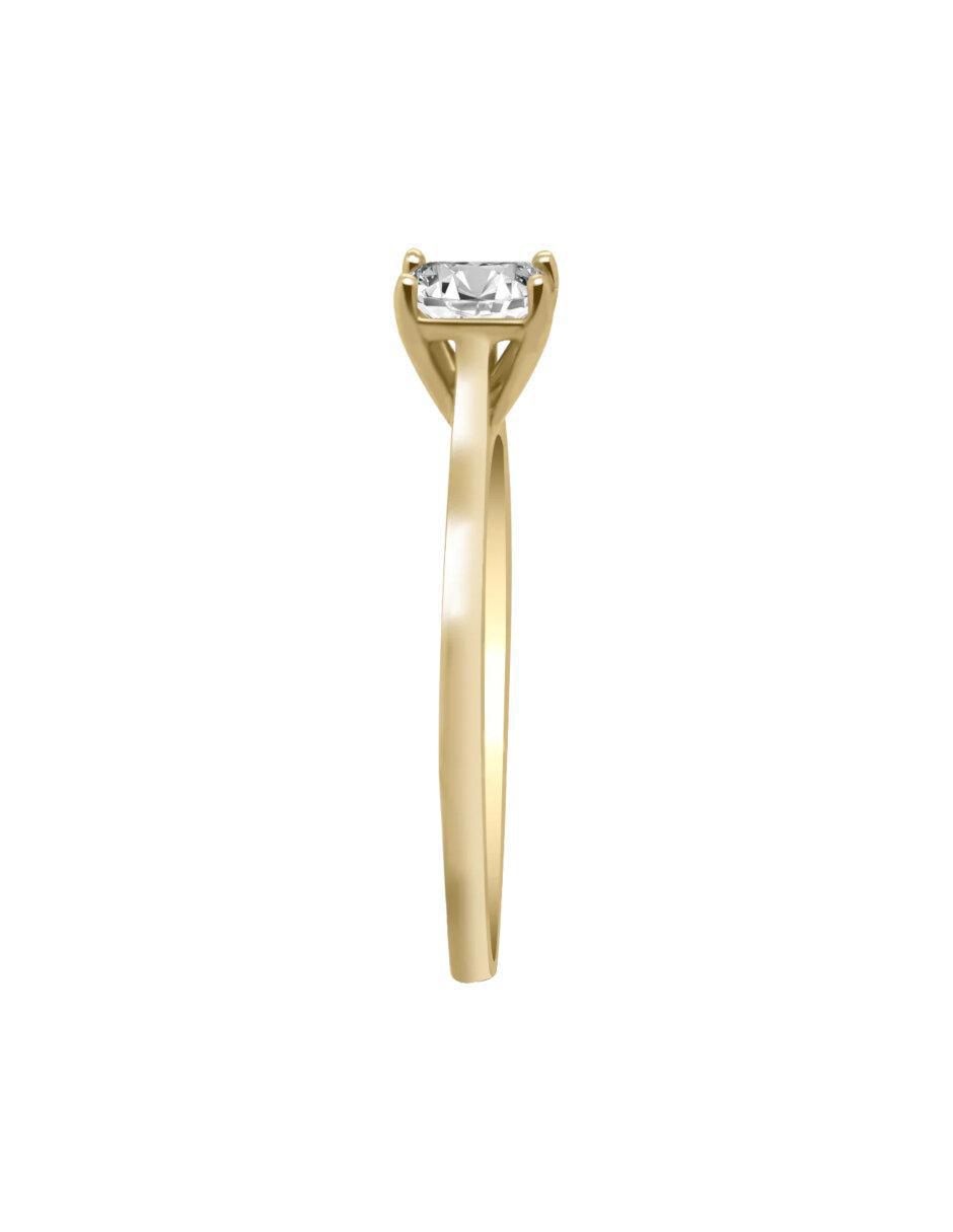 Anillo de compromiso de oro 14 k Kaela diamante 3