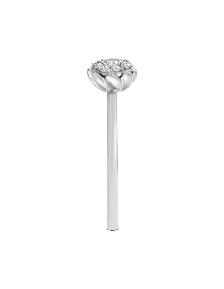 Anillo de compromiso de oro 14 k Ferne diamante 4