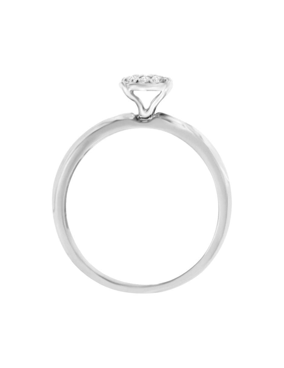 Anillo de compromiso de oro 14 k Mara diamante 3