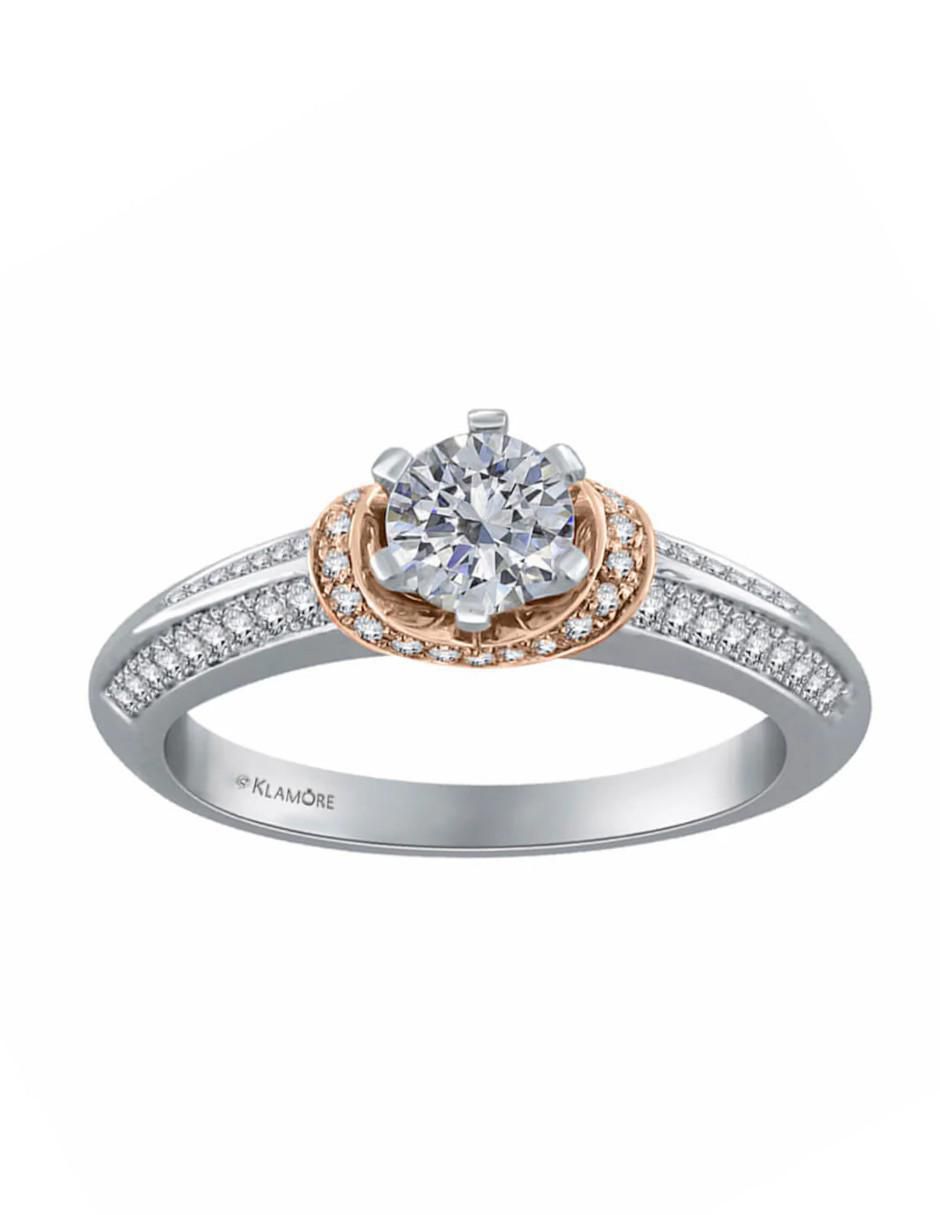 Anillo de compromiso de oro 14 k This is Love diamante