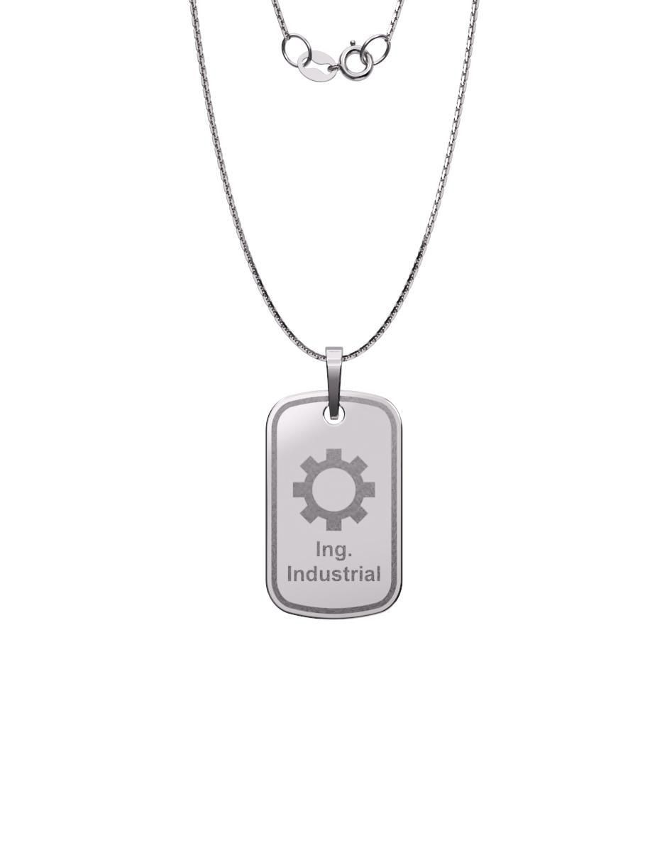 Collar con dije Graduación de oro 10 K 3