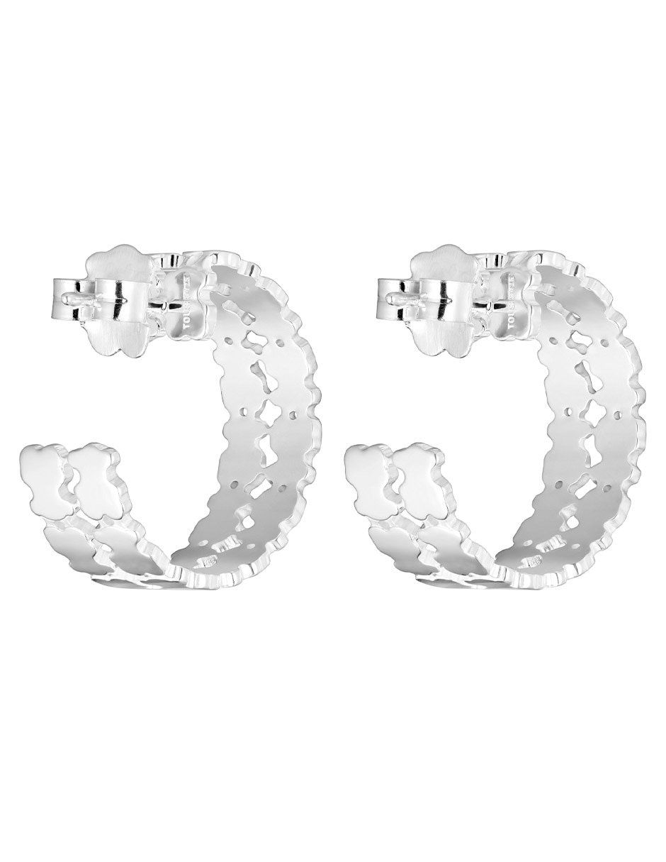 Aros de oso Sweet 40s de plata P 925 con acabado brillante 3