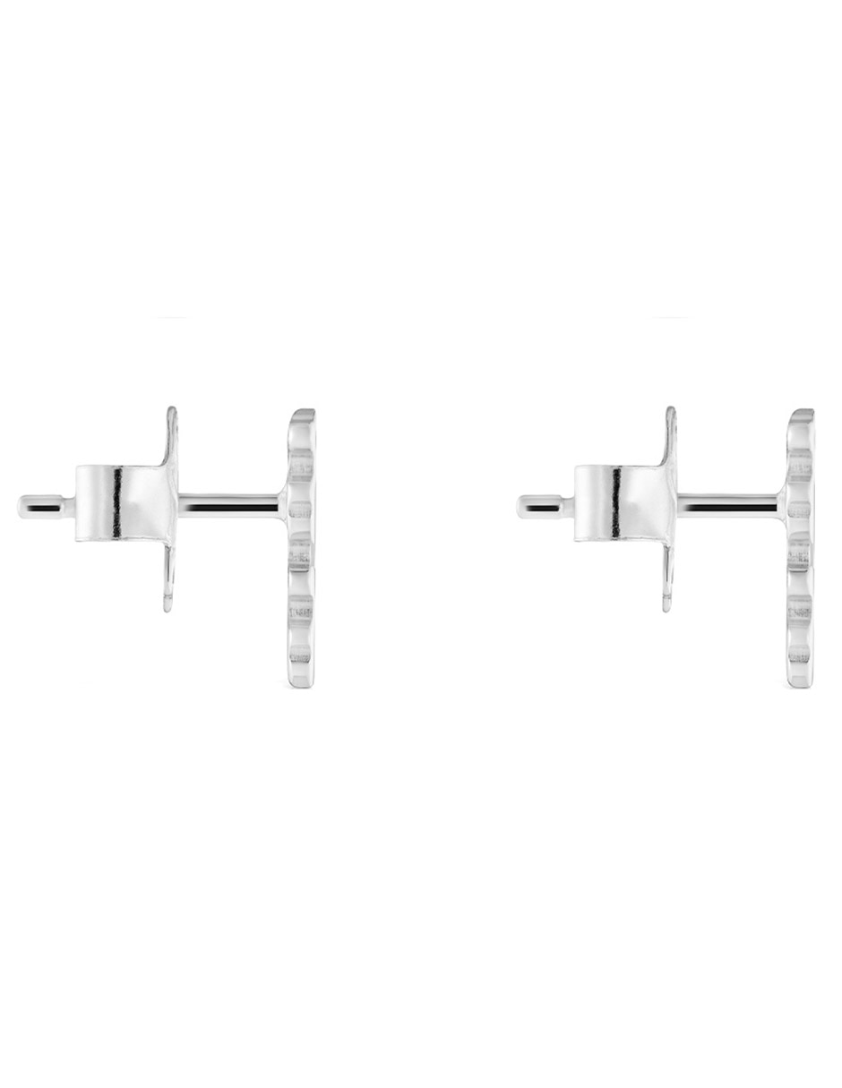 Broqueles de oso Sweet 40s de plata P 925 con acabado brillante 2