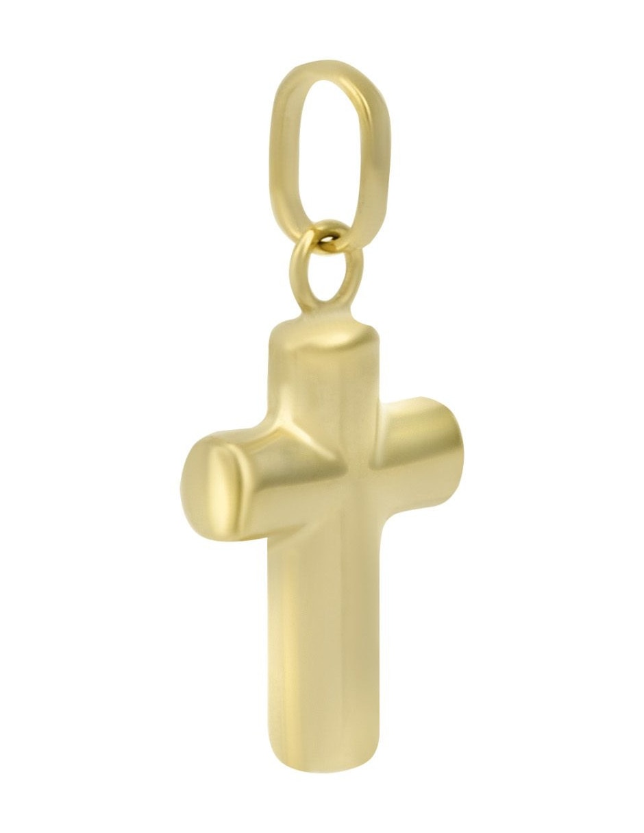 Dije de cruz sin colección de oro 14 K 2