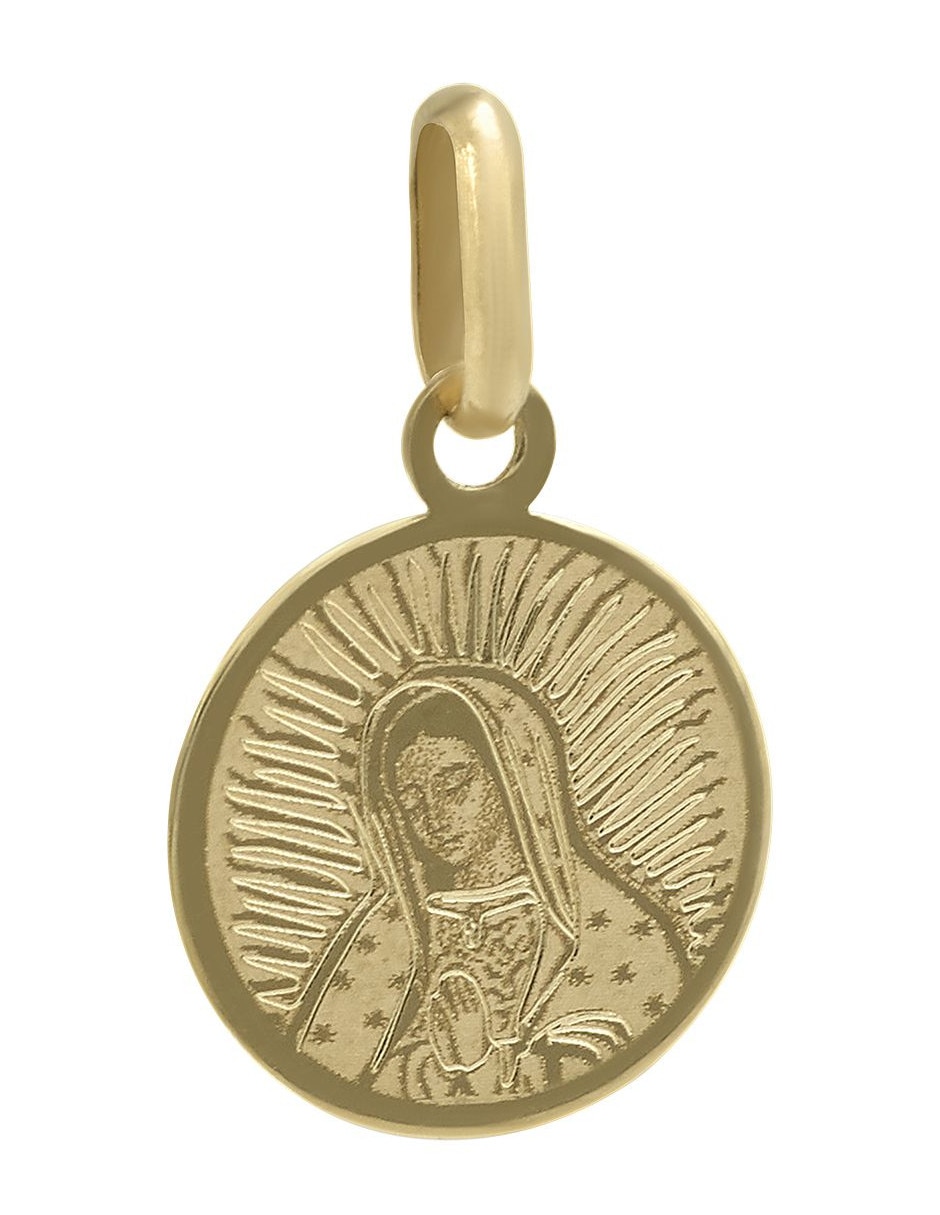 Medalla de virgen de guadalupe sin colección de oro 14 K Medalla de virgen de guadalupe sin colección de oro 14 K