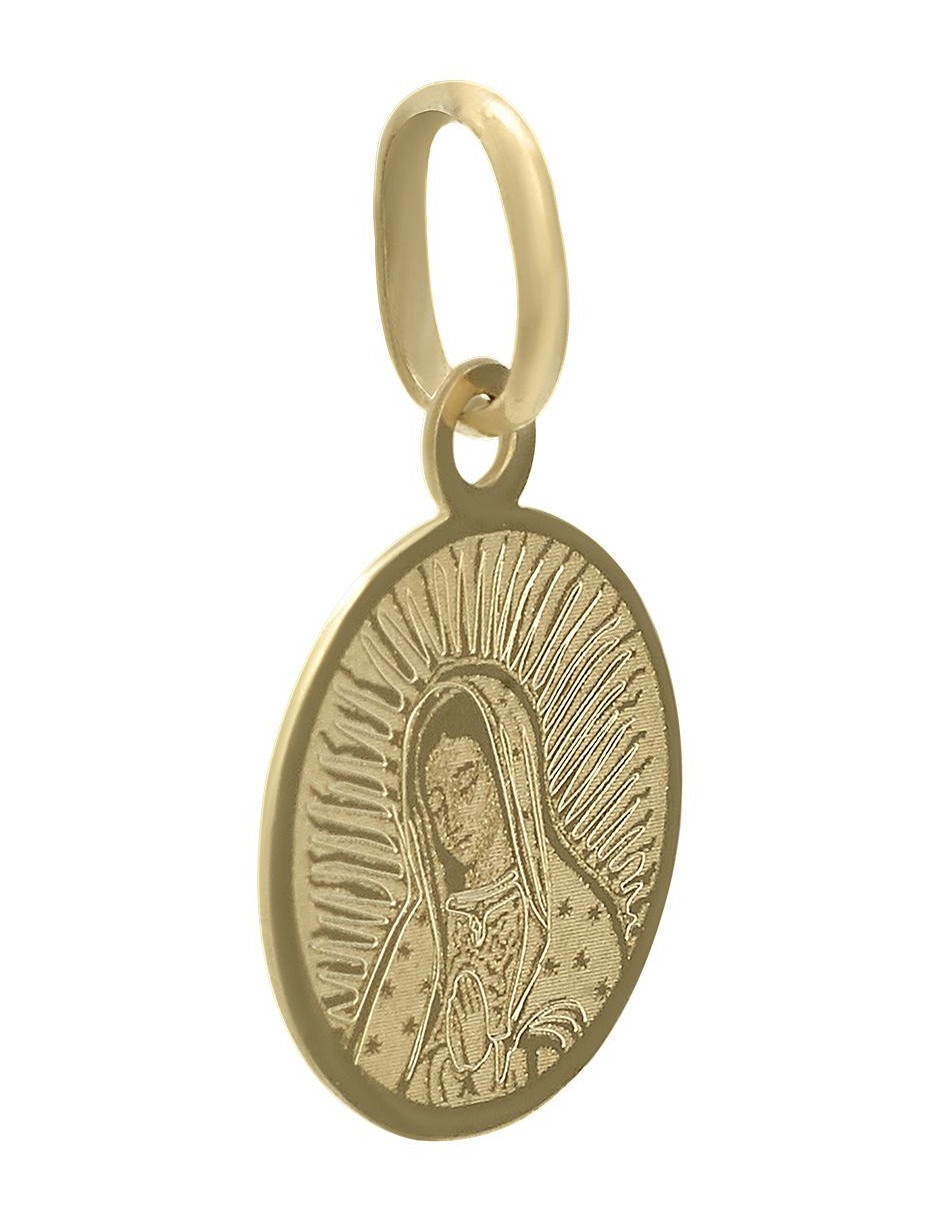 Medalla de virgen de guadalupe sin colección de oro 14 K 2