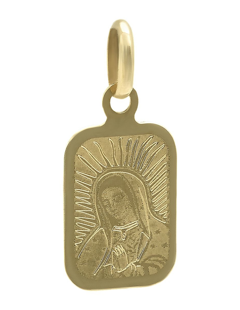Medalla de virgen de guadalupe sin colección de oro 14 K Medalla de virgen de guadalupe sin colección de oro 14 K