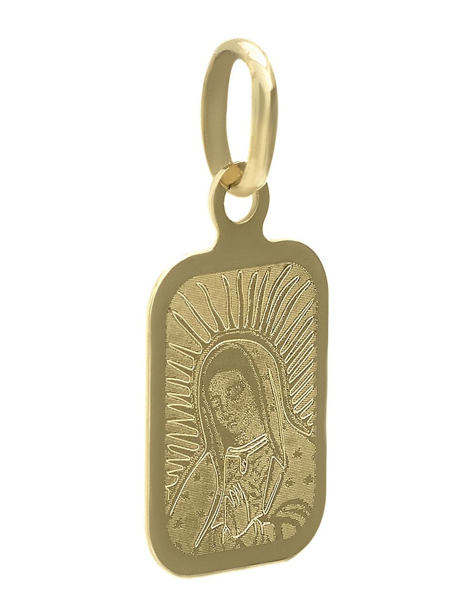 Medalla de virgen de guadalupe sin colección de oro 14 K 2
