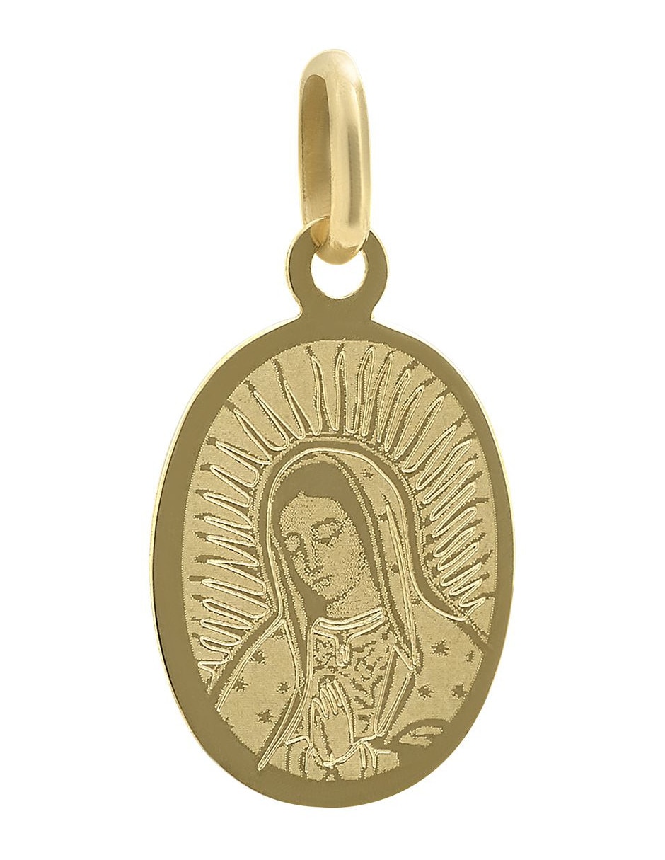 Medalla de virgen de guadalupe sin colección de oro 14 K Medalla de virgen de guadalupe sin colección de oro 14 K