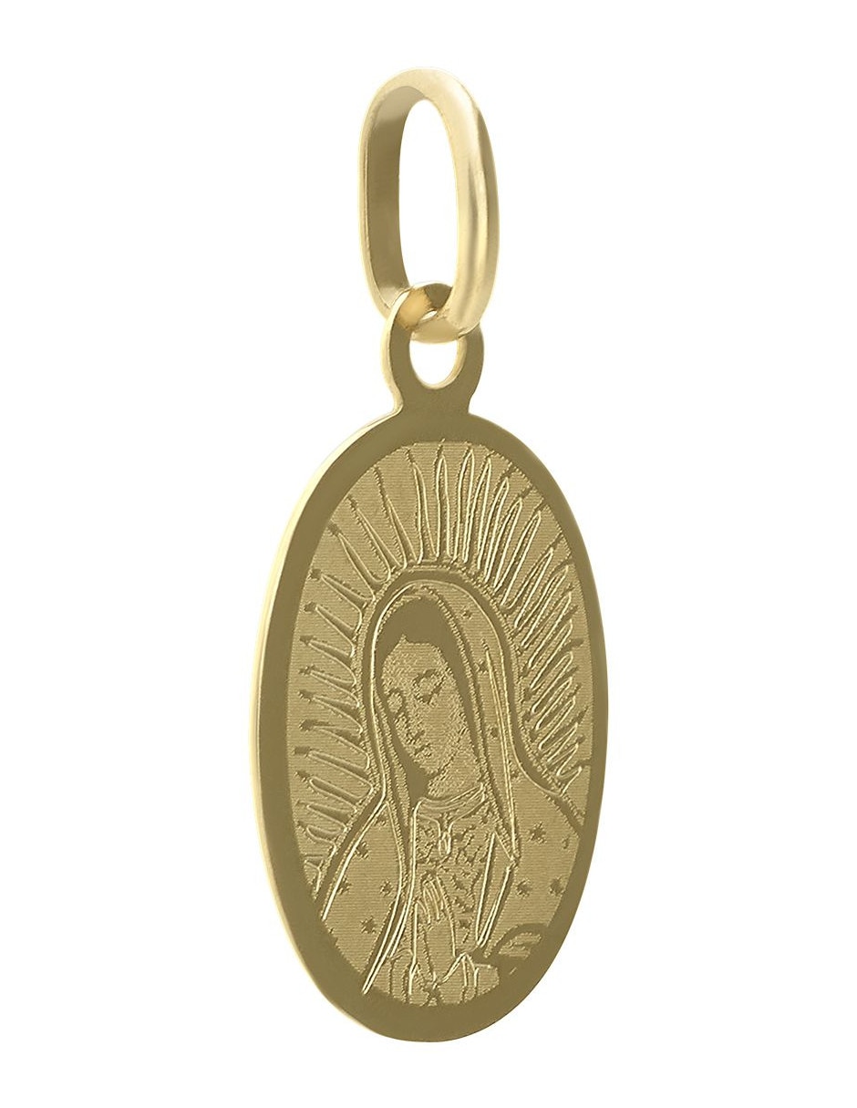 Medalla de virgen de guadalupe sin colección de oro 14 K 2