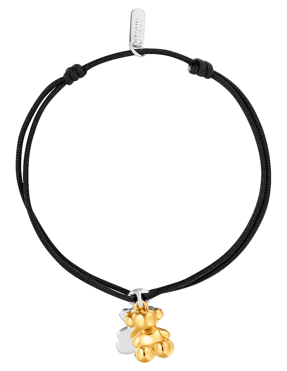Brazalete de plata P925 Bold Bear con acabado brillante 2