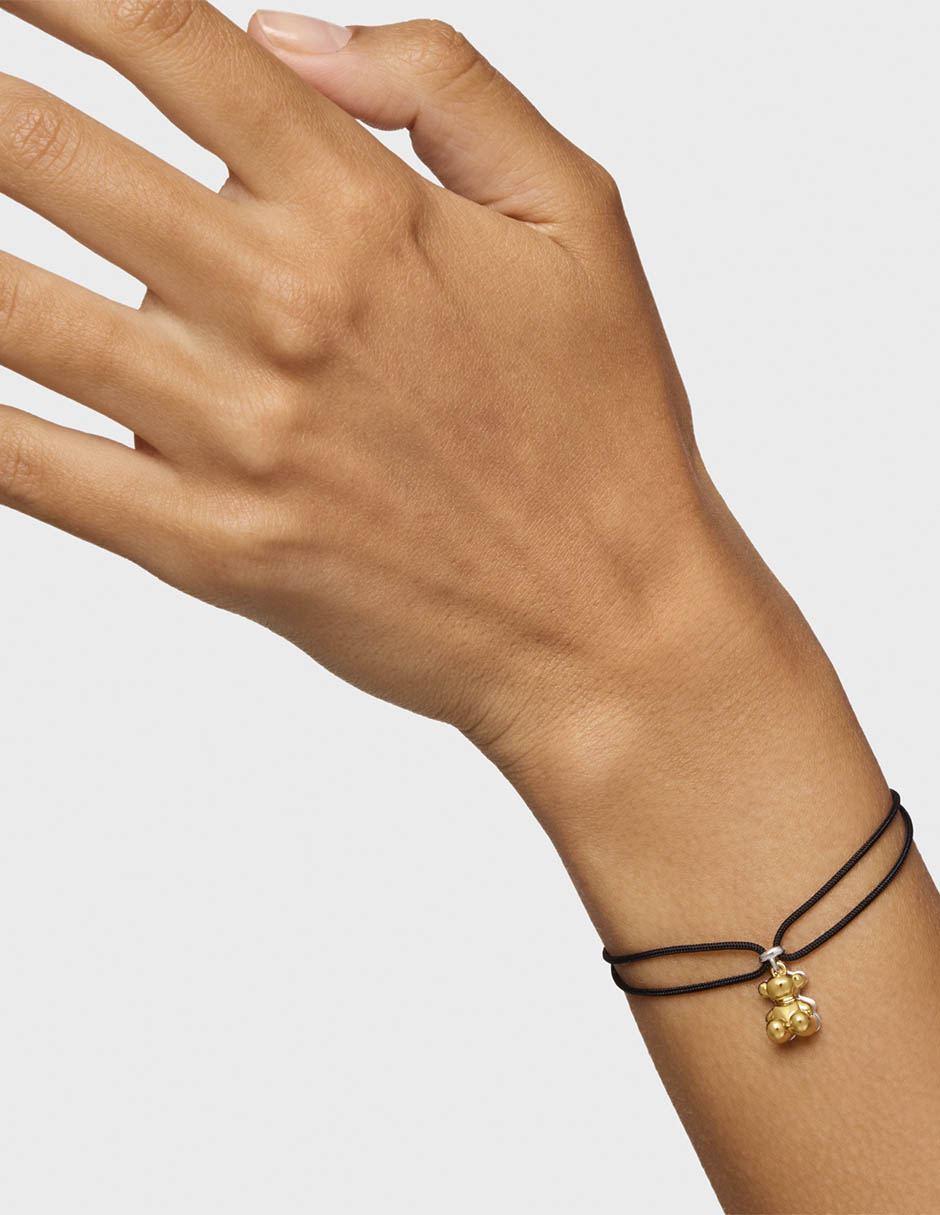 Brazalete de plata P925 Bold Bear con acabado brillante 6