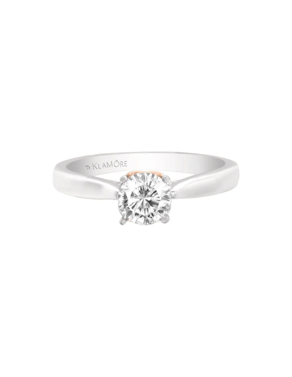 Anillo de compromiso de oro 14 k Florence diamante Anillo de compromiso de oro 14 k Florence diamante