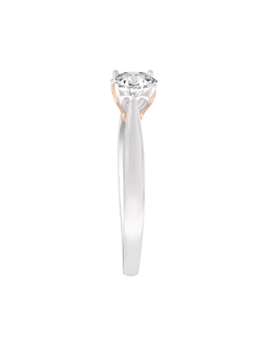Anillo de compromiso de oro 14 k Florence diamante 3