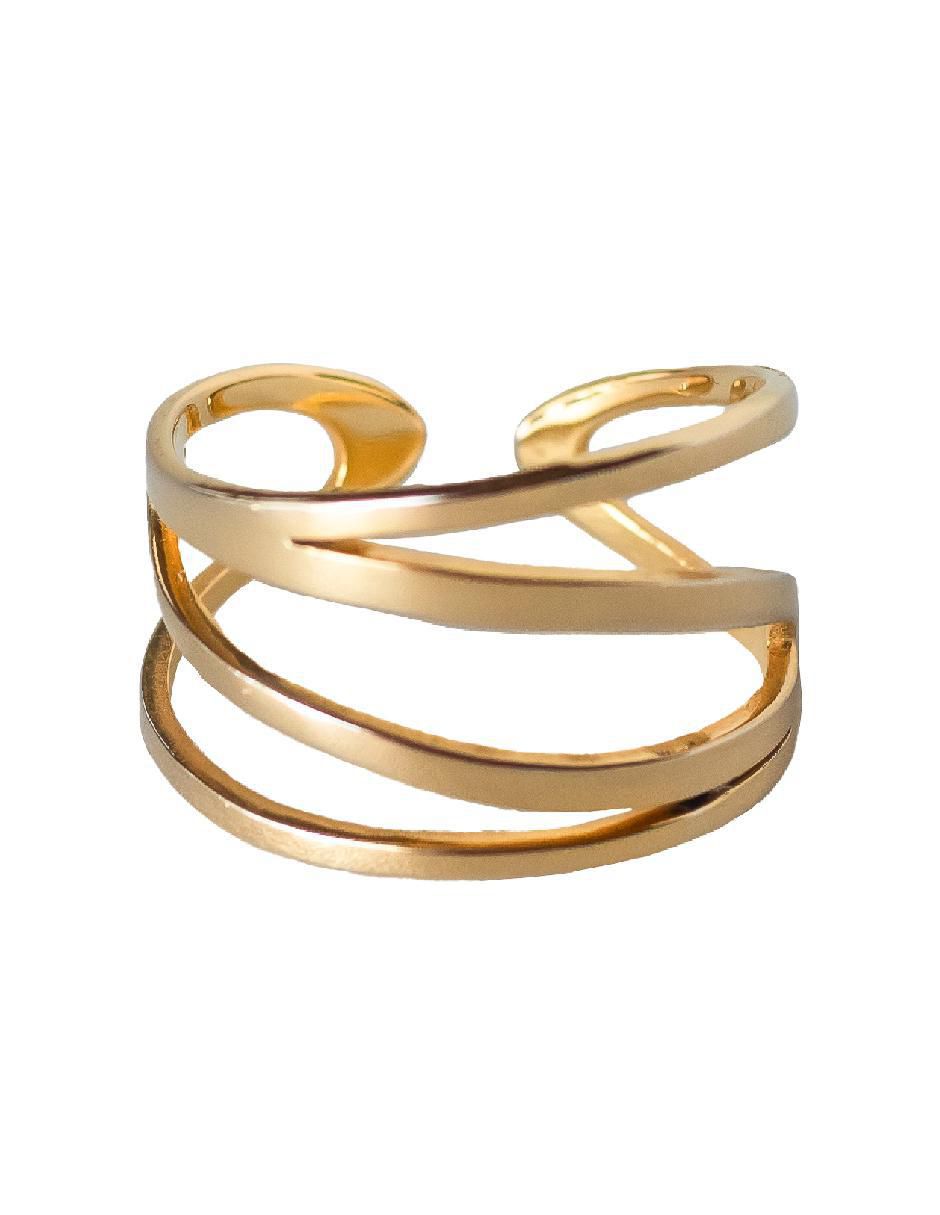 Anillo Flowing with Nature P 925 de plata brillante 2