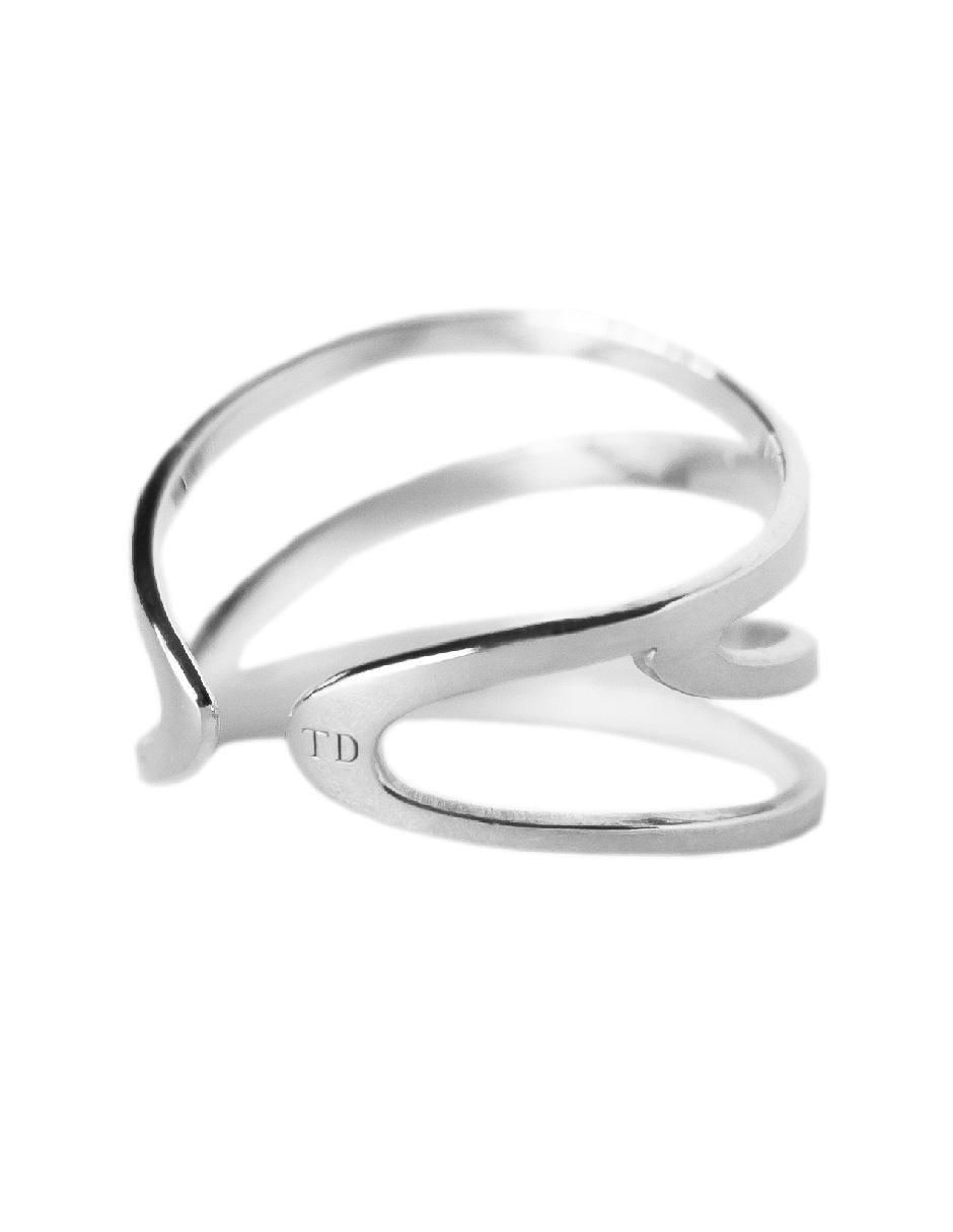 Anillo "de (si aplica)" redondo teresa díaz joyería mexicana flowing with nature no aplica p 925 "de" plata sin gema brillante