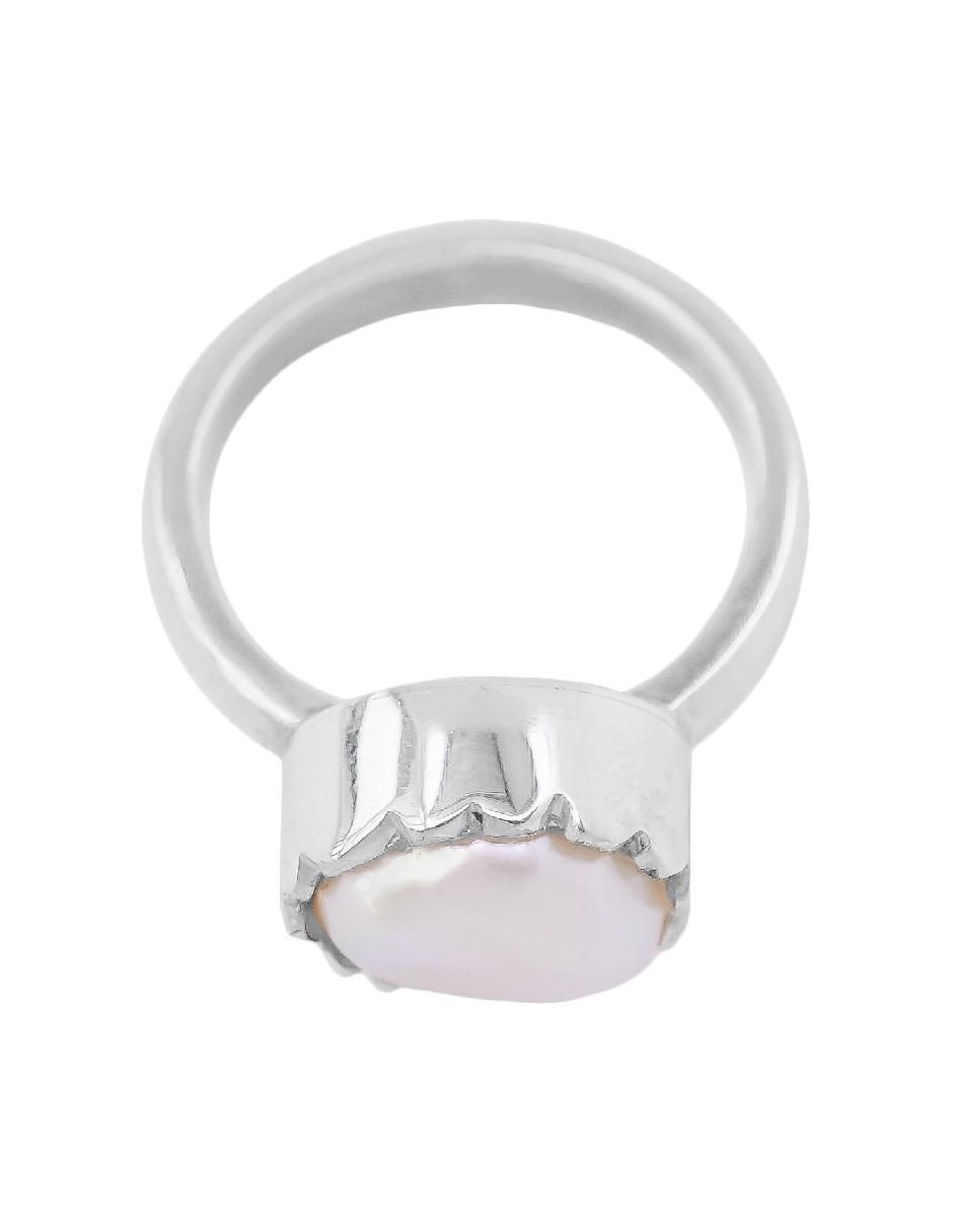 Anillo Tesoros del Océano P 925 de plata perla brillante 3