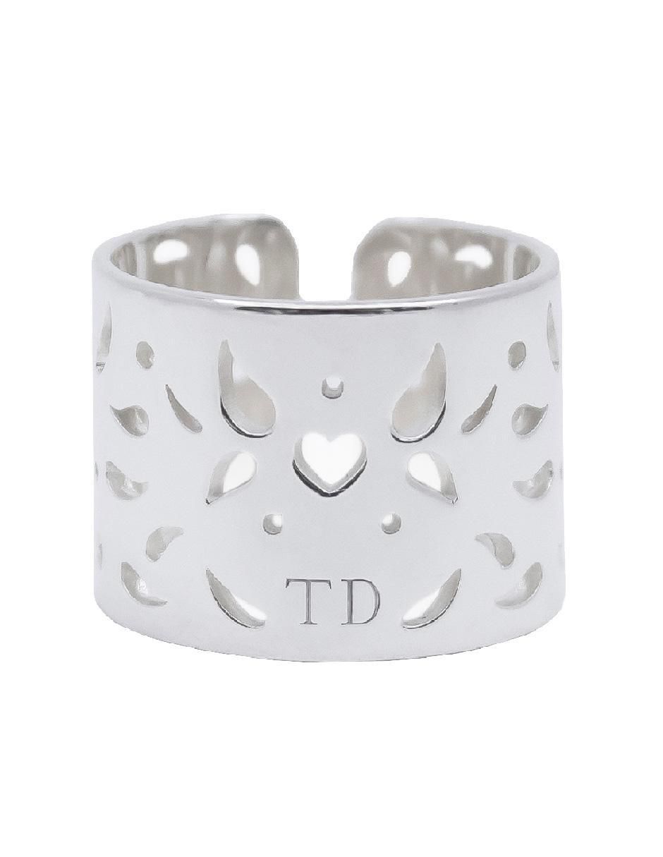 Anillo P 925 de plata brillante