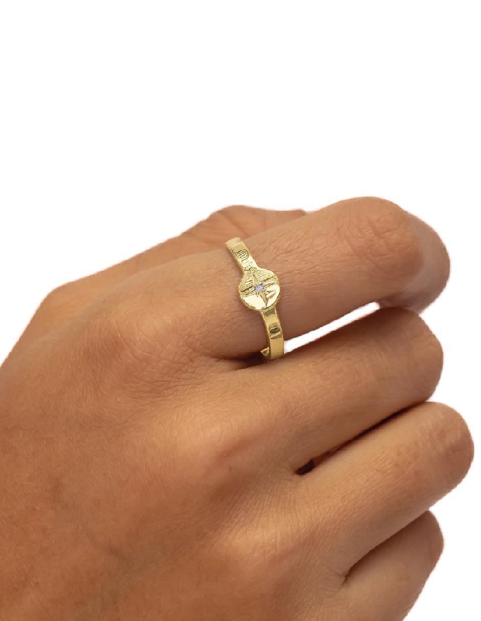Anillo Universe Estrella P 925 de plata zirconia brillante 4