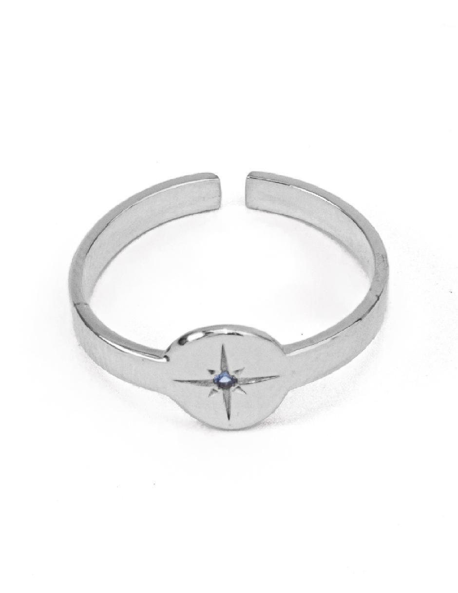 Anillo "de (si aplica)" redondo teresa díaz joyería mexicana universe estrella p 925 "de" plata zirconia brillante