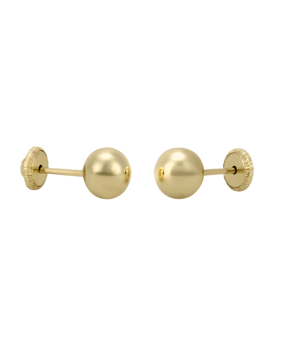 Broqueles de oro 14 k