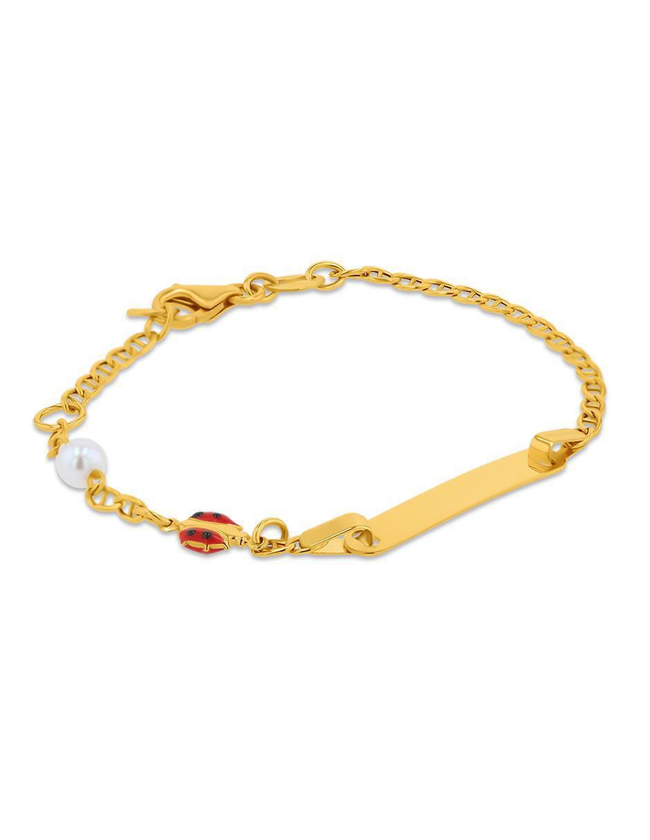Pulsera de oro 14 k con acabado brillante 2