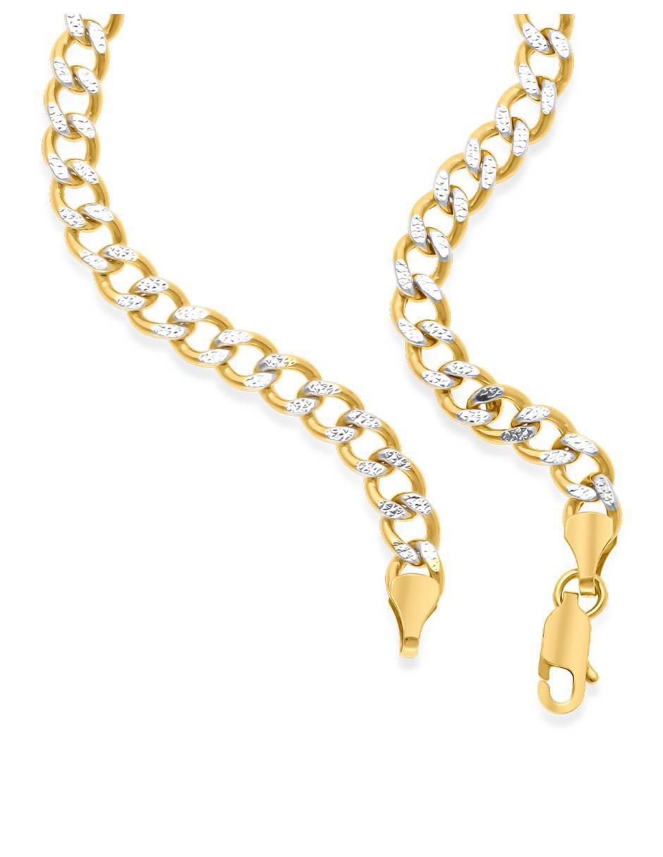 Pulsera de oro 14 k con acabado brillante 2