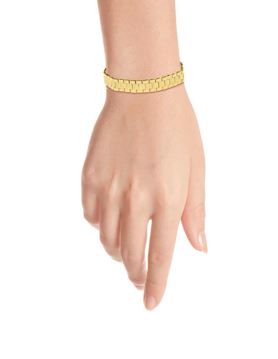 Pulsera de oro 14 k con acabado brillante 2