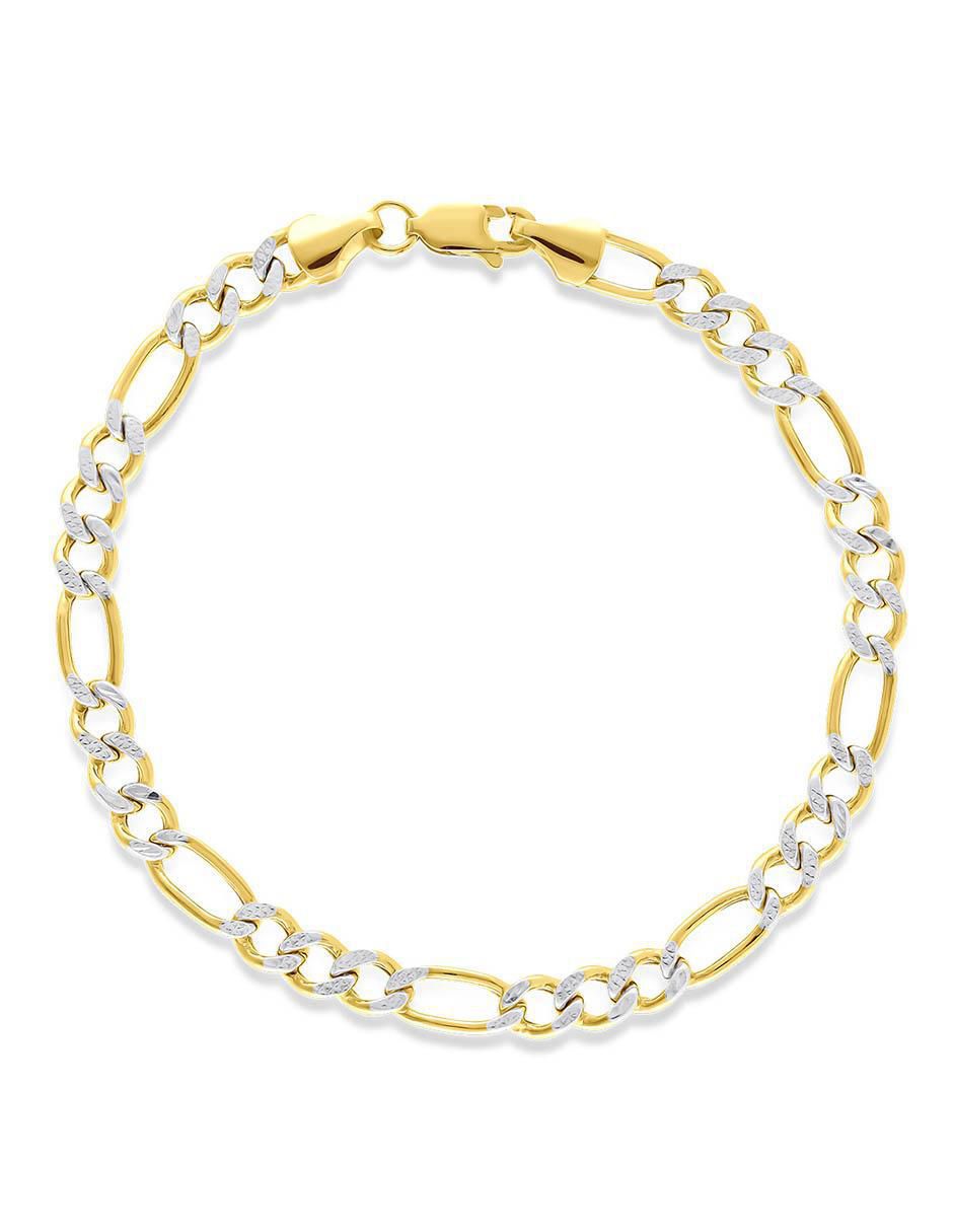 Pulsera de oro amarillo 14 K con acabado brillante Pulsera de oro amarillo 14 K con acabado brillante