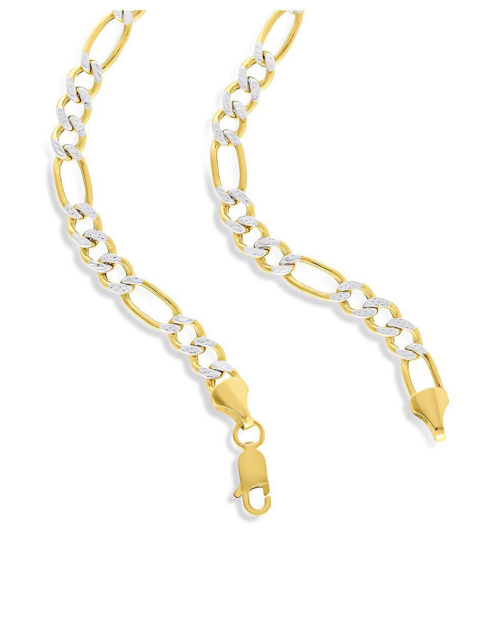 Pulsera de oro amarillo 14 K con acabado brillante 2