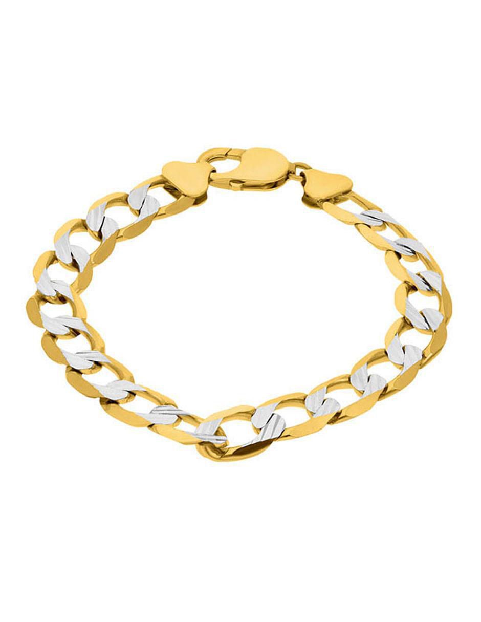 Pulsera de oro 14 k con acabado brillante 1