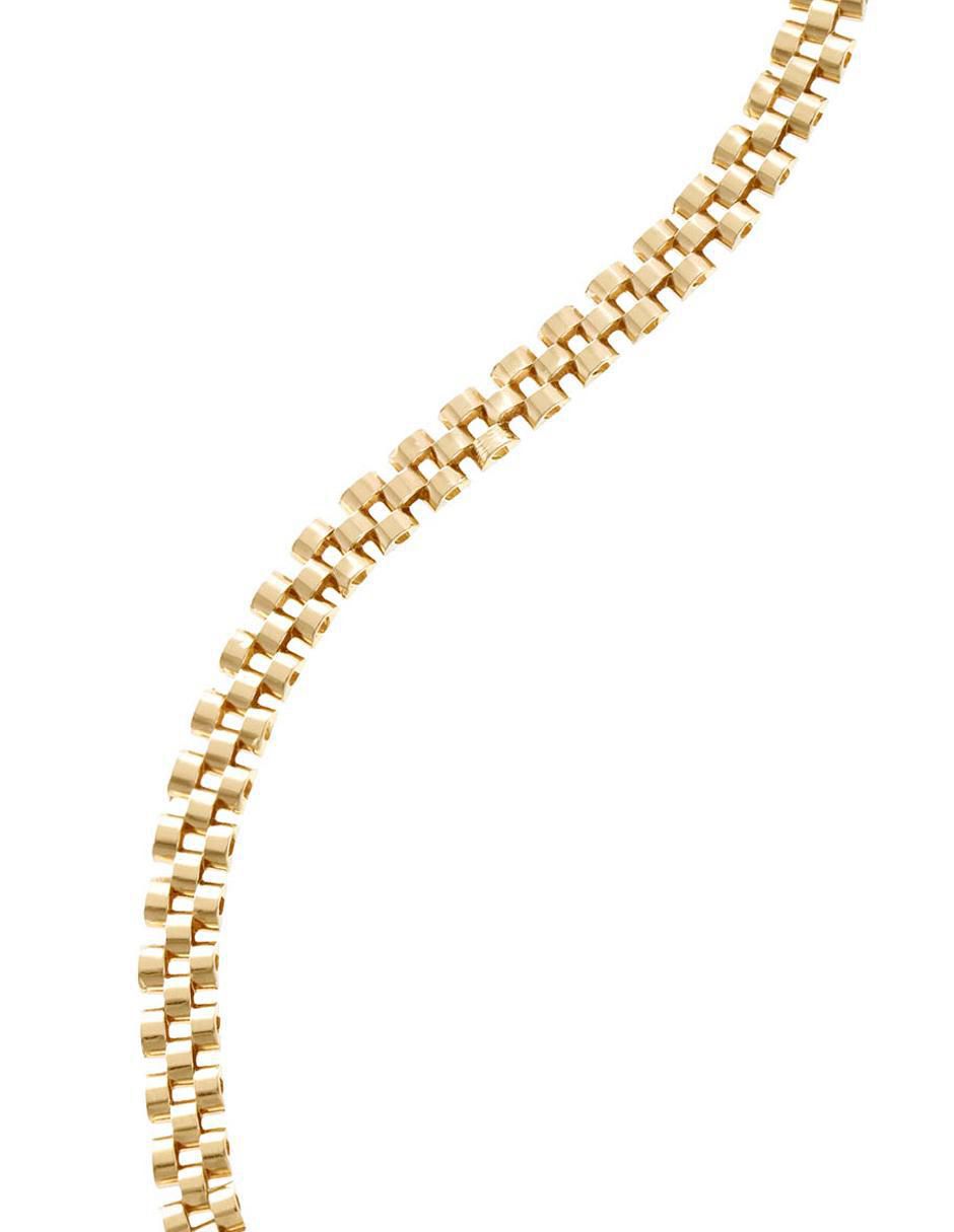 Pulsera de oro 14 k con acabado brillante 2